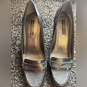 Bandolino Metallic Silver Flats
